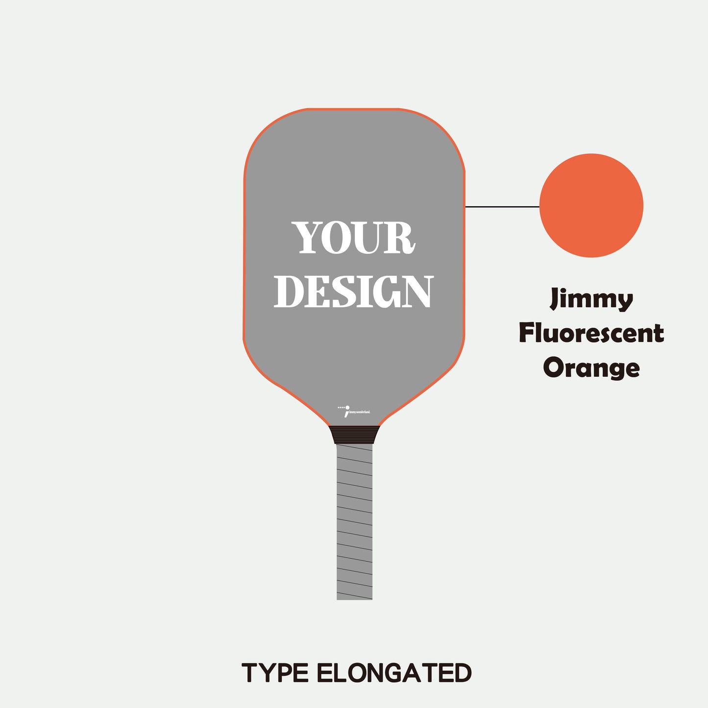 Pickleball Paddle - Adult T700 Carbon Fiber (Elongated) (Customization)