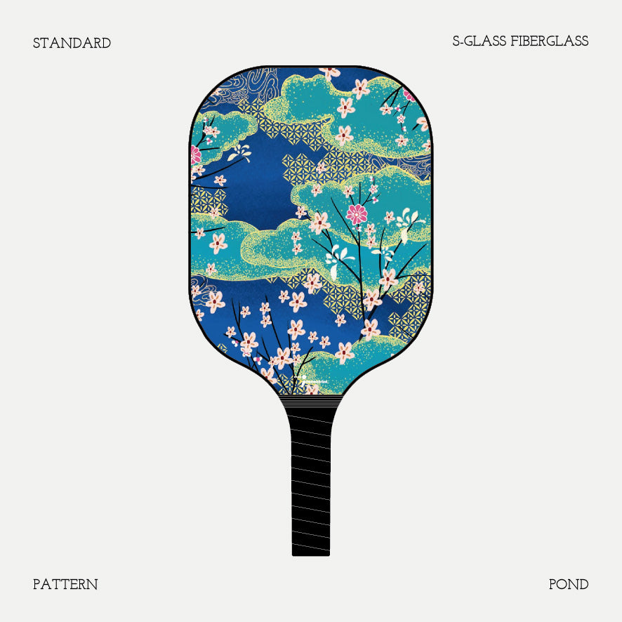 Pickleball Paddle - Pattern - Pond