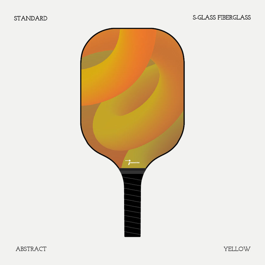 Pickleball Paddle - Abstract - Orange