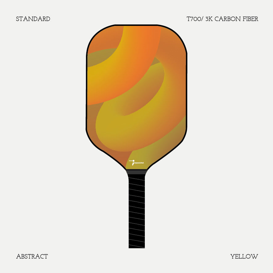 Pickleball Paddle - Abstract - Orange