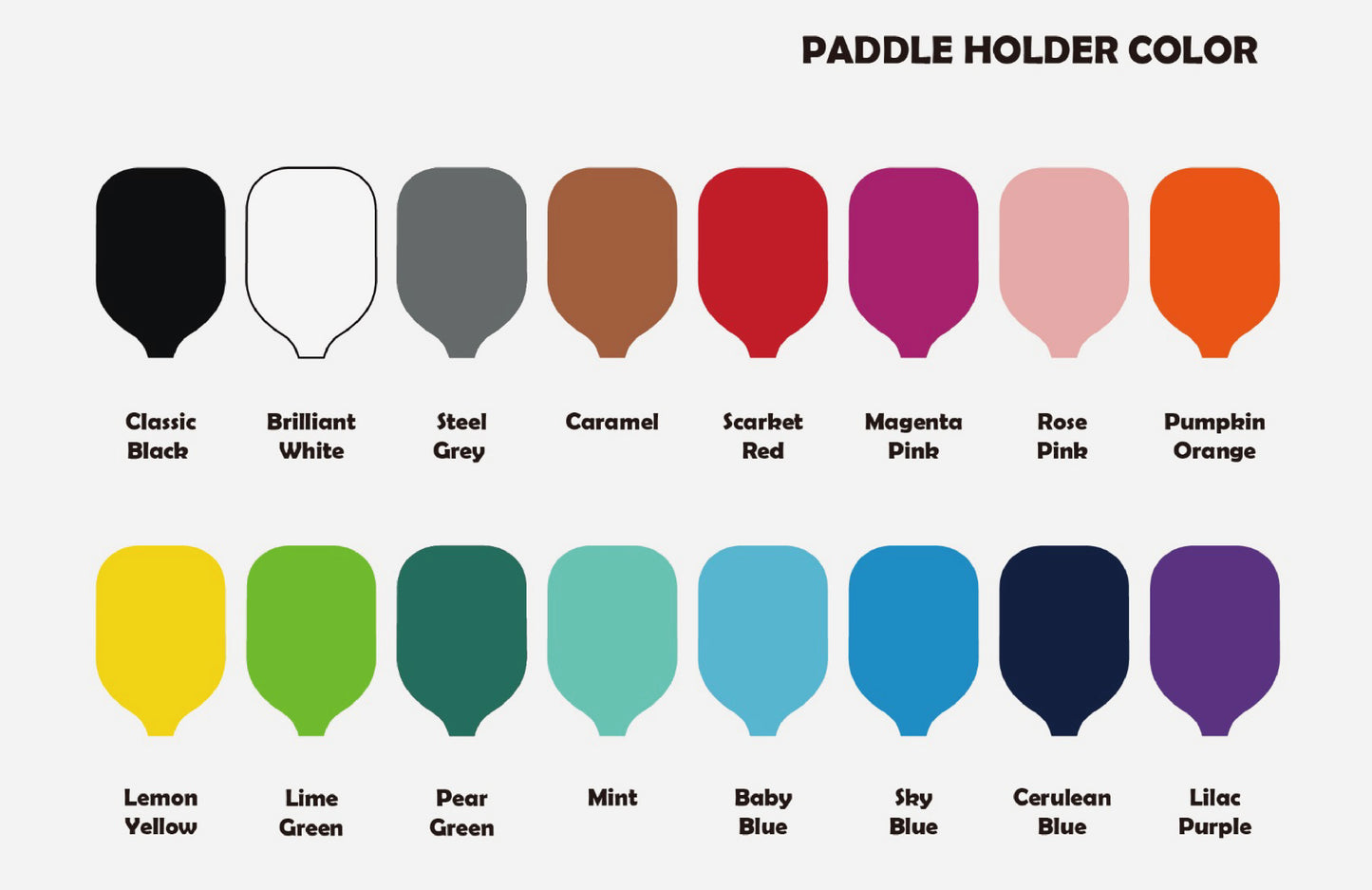 Pickleball Paddle Holder - Color Customization