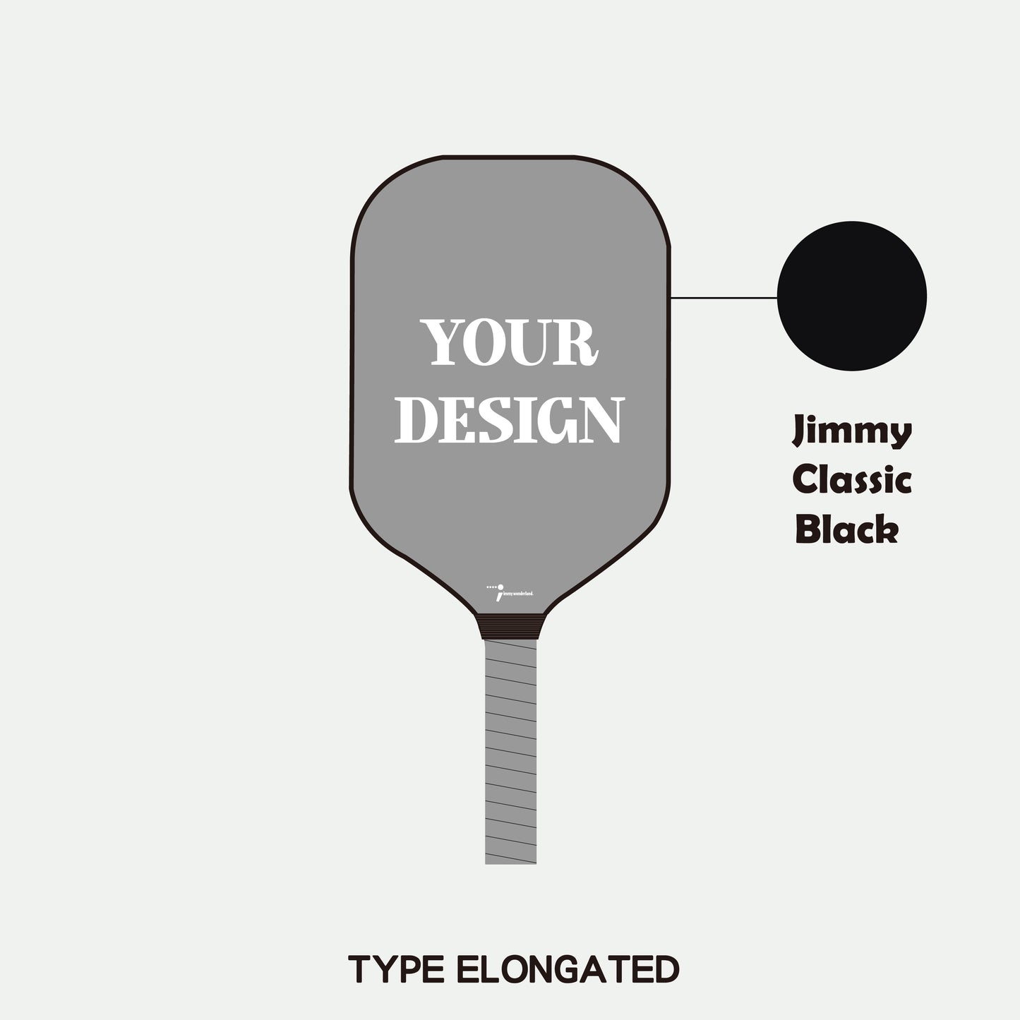 Pickleball Paddle - Adult T700 Carbon Fiber (Elongated) (Customization)