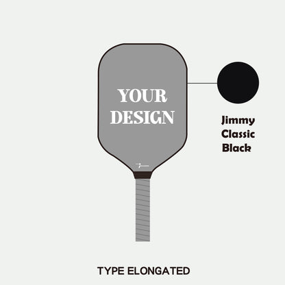 Pickleball Paddle - Adult T700 Carbon Fiber (Elongated) (Customization)
