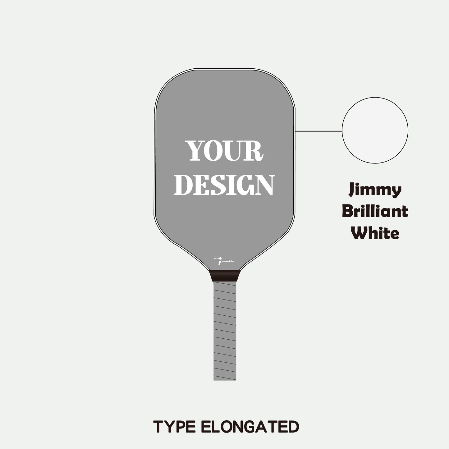 Pickleball Paddle - Adult T700 Carbon Fiber (Elongated) (Customization)