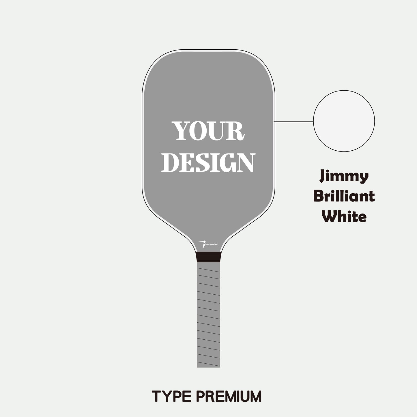 Pickleball Paddle - Adult T700 Carbon Fiber (Premium) (Customization)