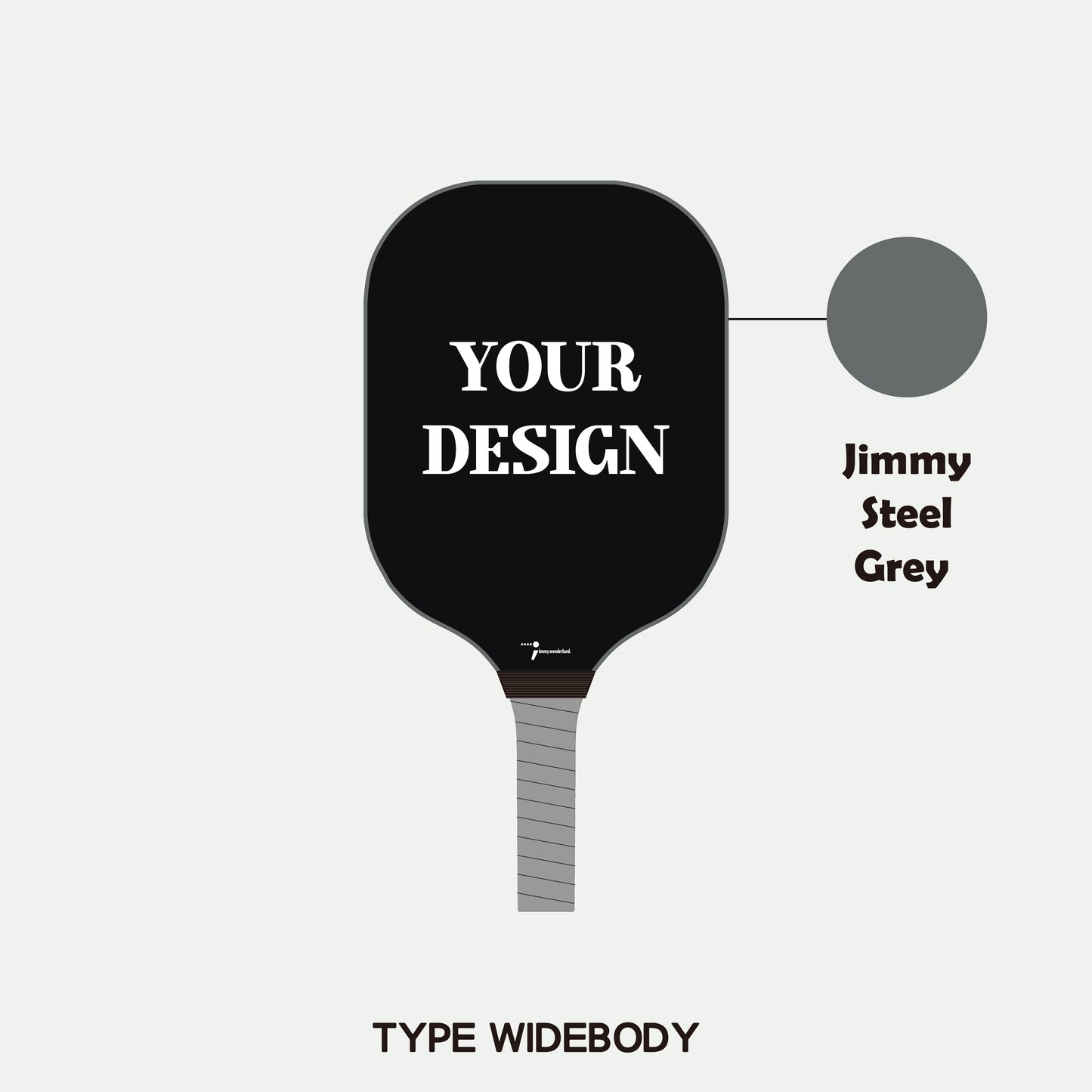 Pickleball Paddle - Adult  S-glass Fiberglass (Widebody)  (Customization)