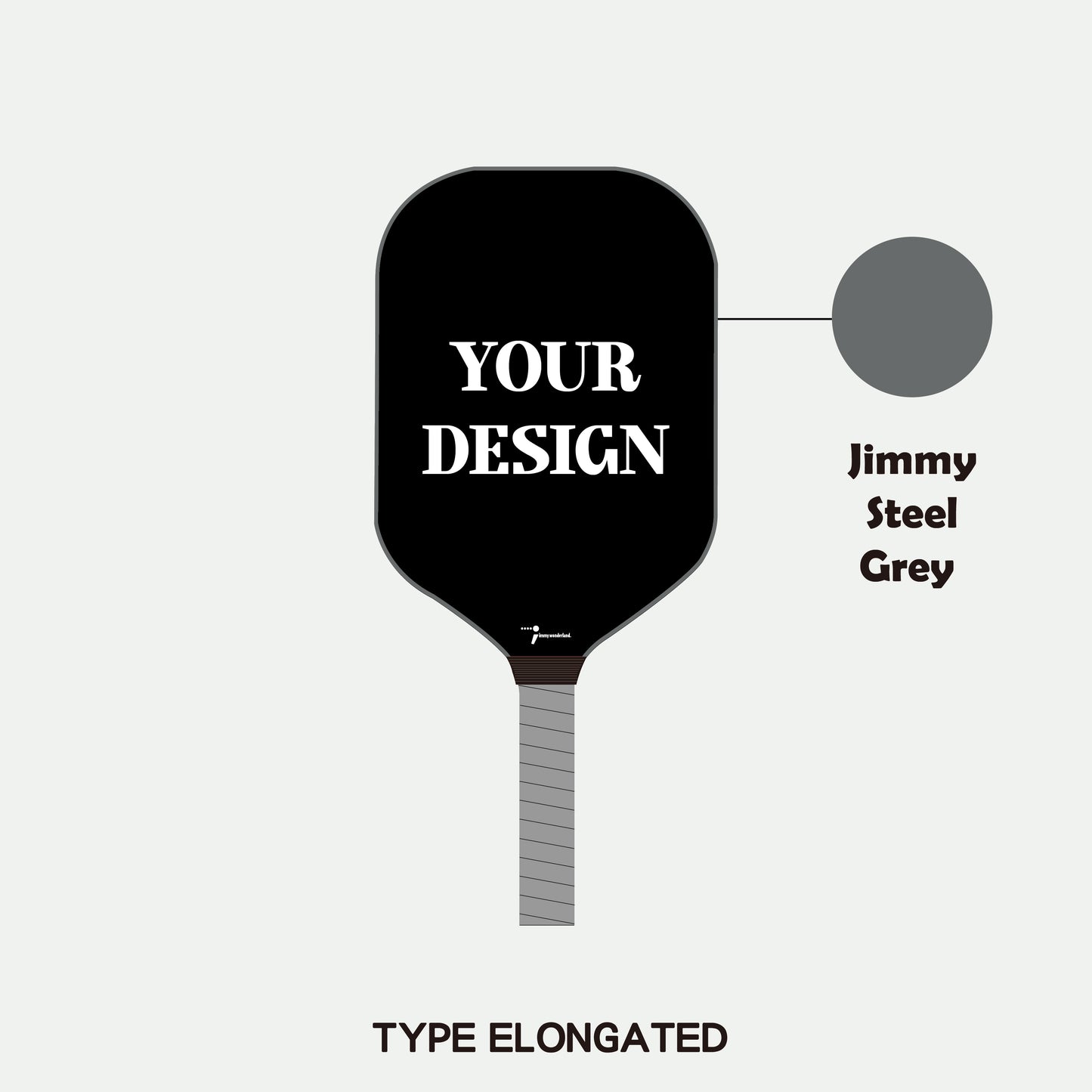 Pickleball Paddle - Adult T700 Carbon Fiber (Elongated) (Customization)