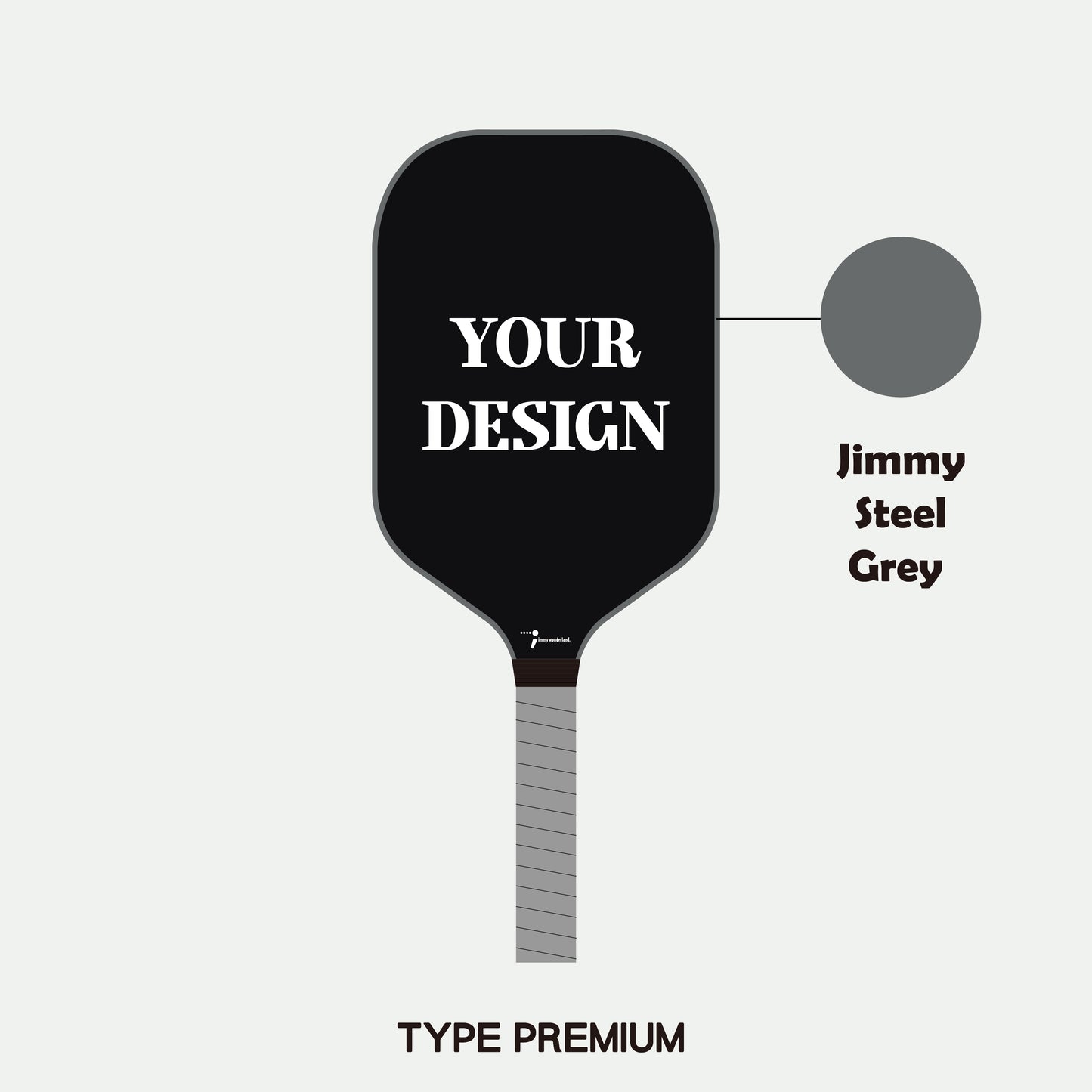 Pickleball Paddle - Adult T700 Carbon Fiber (Premium) (Customization)