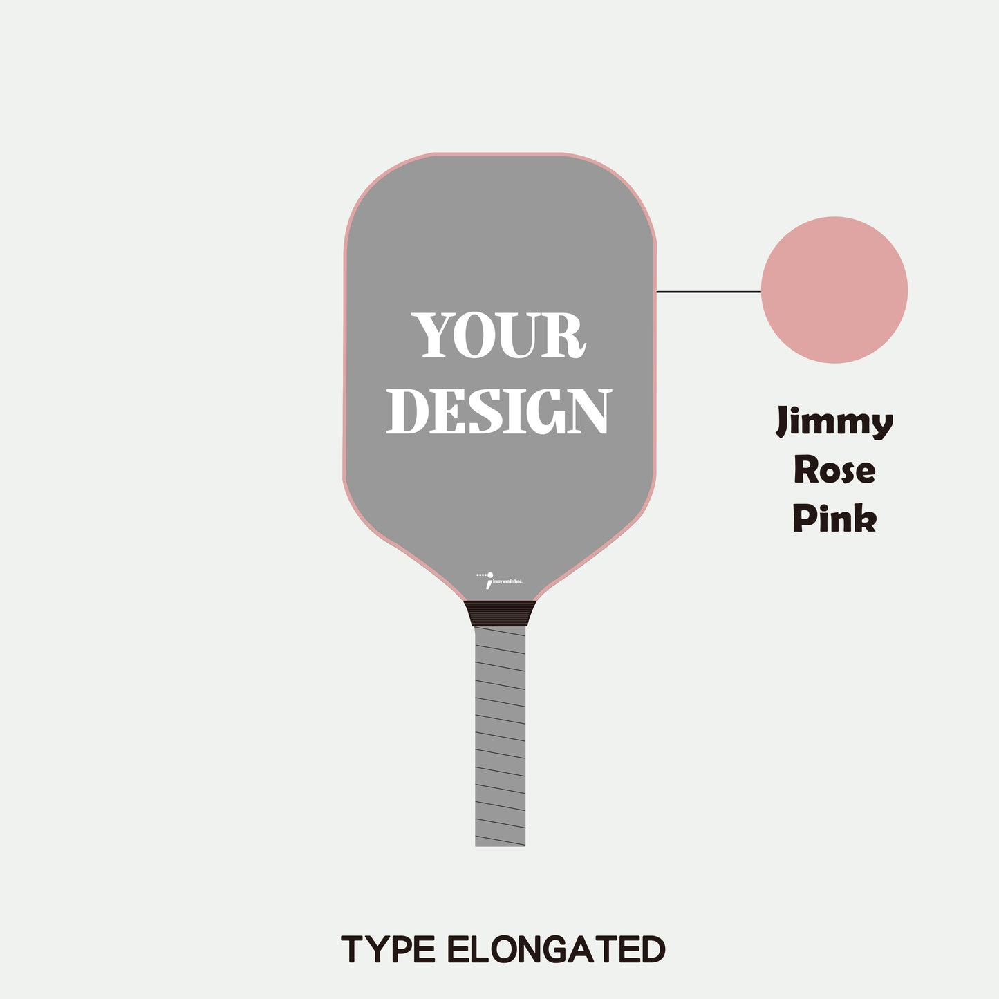 Pickleball Paddle - Adult T700 Carbon Fiber (Elongated) (Customization)