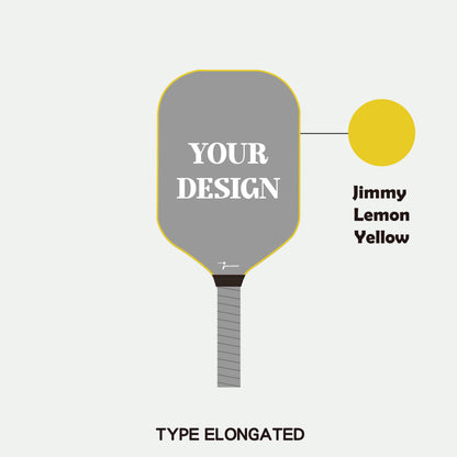 Pickleball Paddle - Adult T700 Carbon Fiber (Elongated) (Customization)