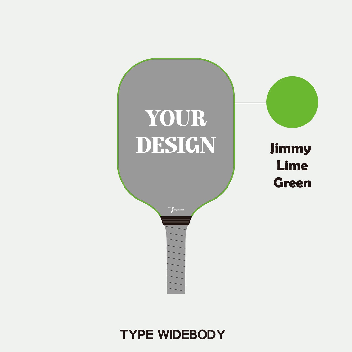 Pickleball Paddle - Adult  S-glass Fiberglass (Widebody)  (Customization)