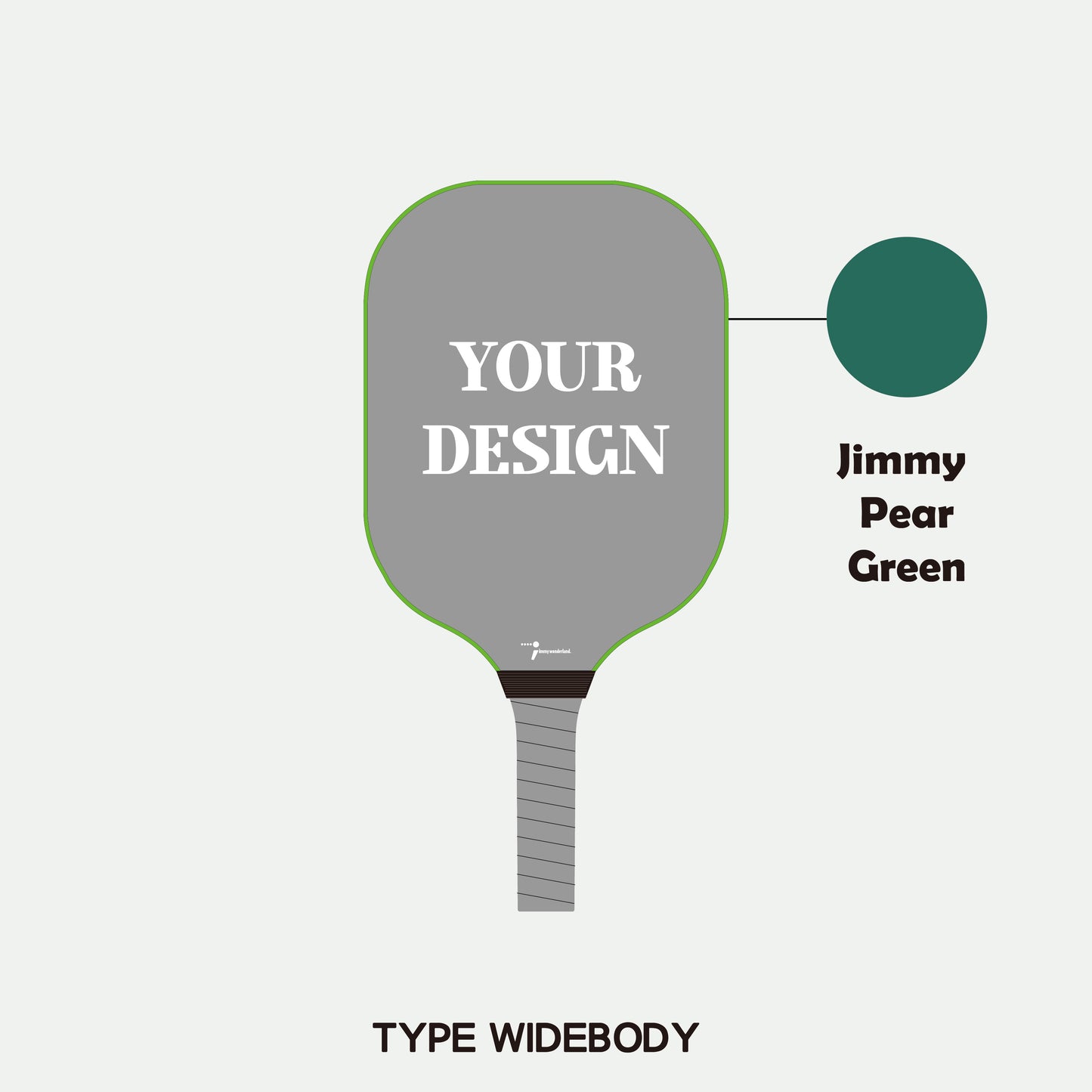 Pickleball Paddle - Adult  S-glass Fiberglass (Widebody)  (Customization)