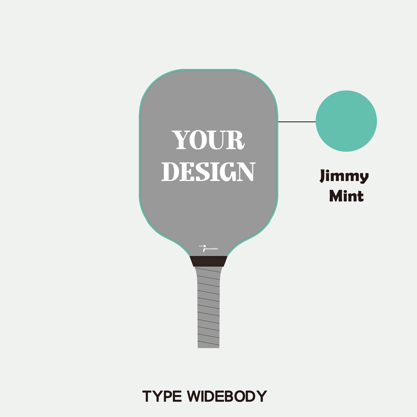 Pickleball Paddle - Adult  S-glass Fiberglass (Widebody)  (Customization)