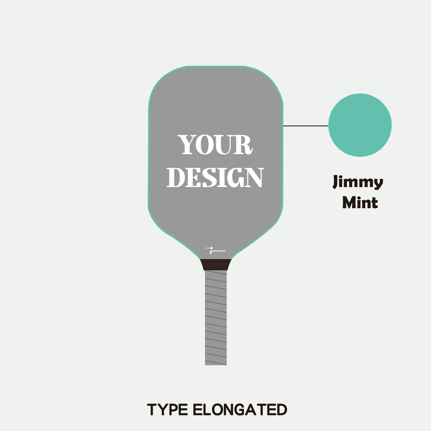 Pickleball Paddle - Adult T700 Carbon Fiber (Elongated) (Customization)