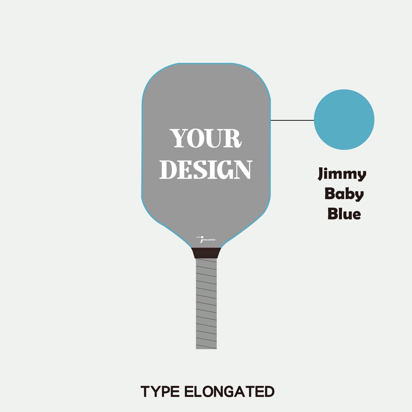 Pickleball Paddle - Adult T700 Carbon Fiber (Elongated) (Customization)