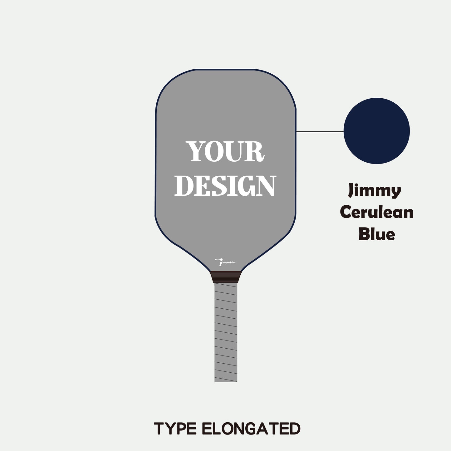 Pickleball Paddle - Adult T700 Carbon Fiber (Elongated) (Customization)