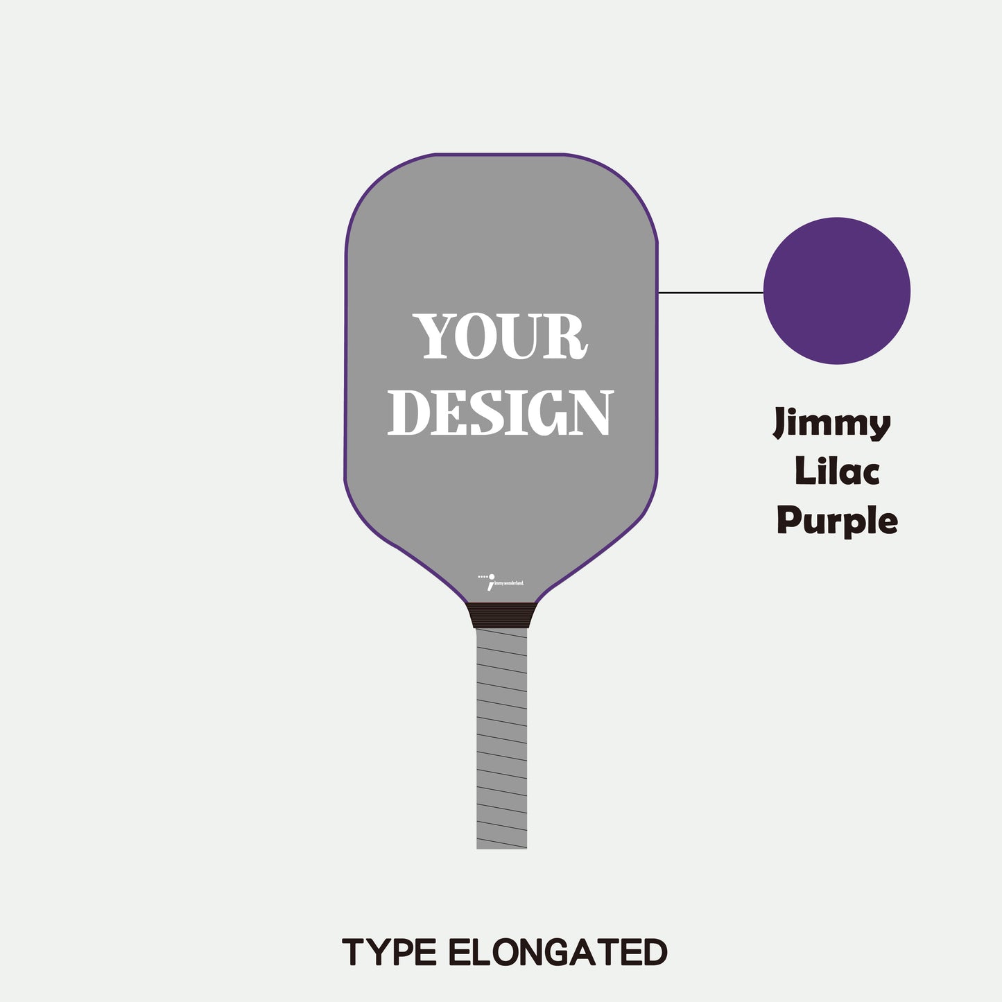 Pickleball Paddle - Adult T700 Carbon Fiber (Elongated) (Customization)