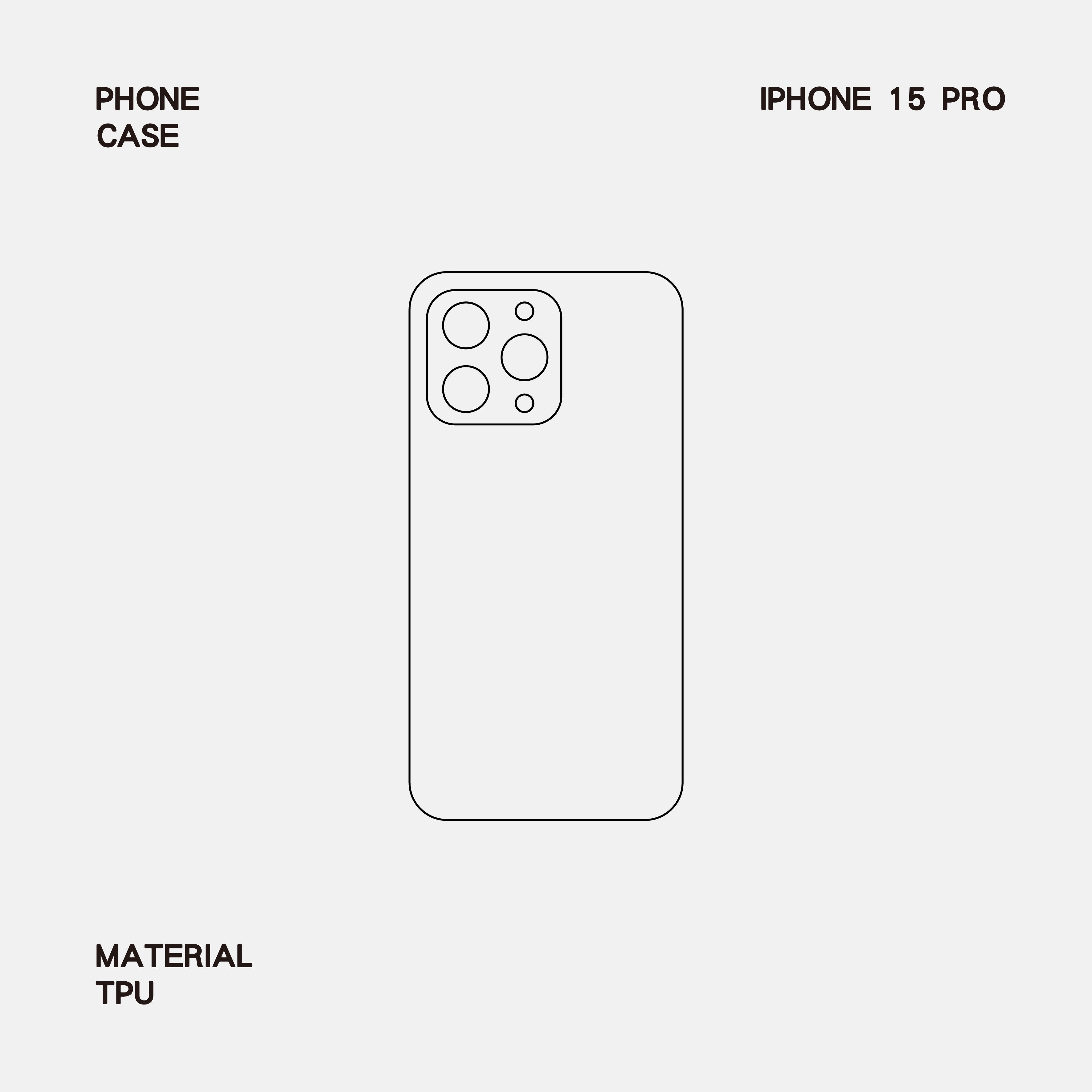 IPhone Case - 15 serie (Customization)