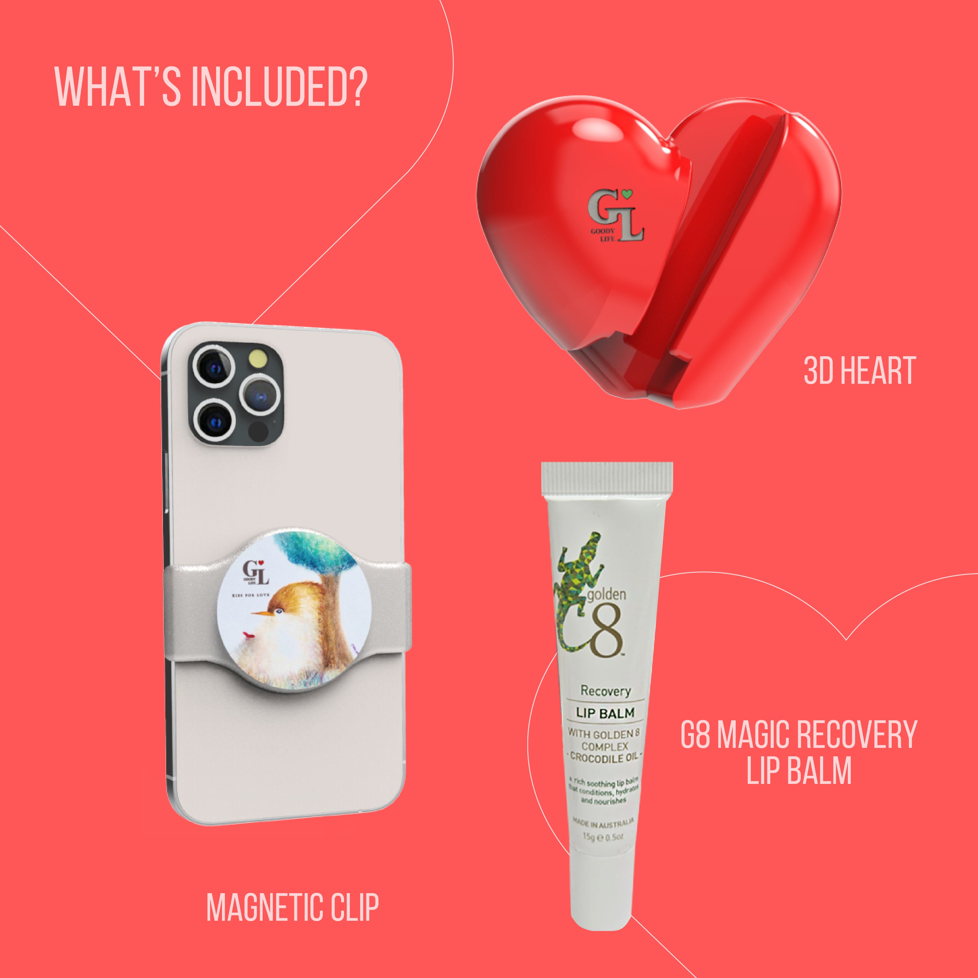 Kiss for Love Lip Balm Set