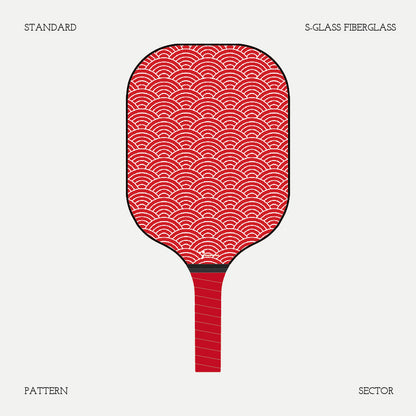 Pickleball Paddle - Pattern - Sector