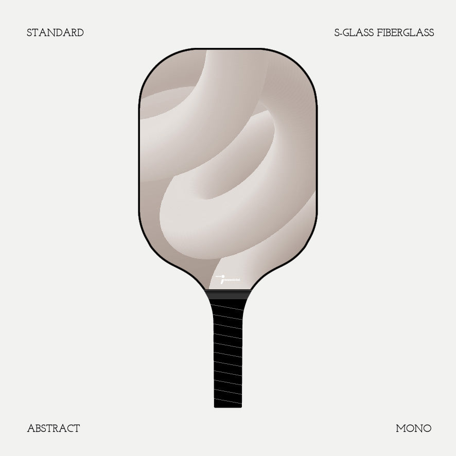 Pickleball Paddle - Abstract - Mono
