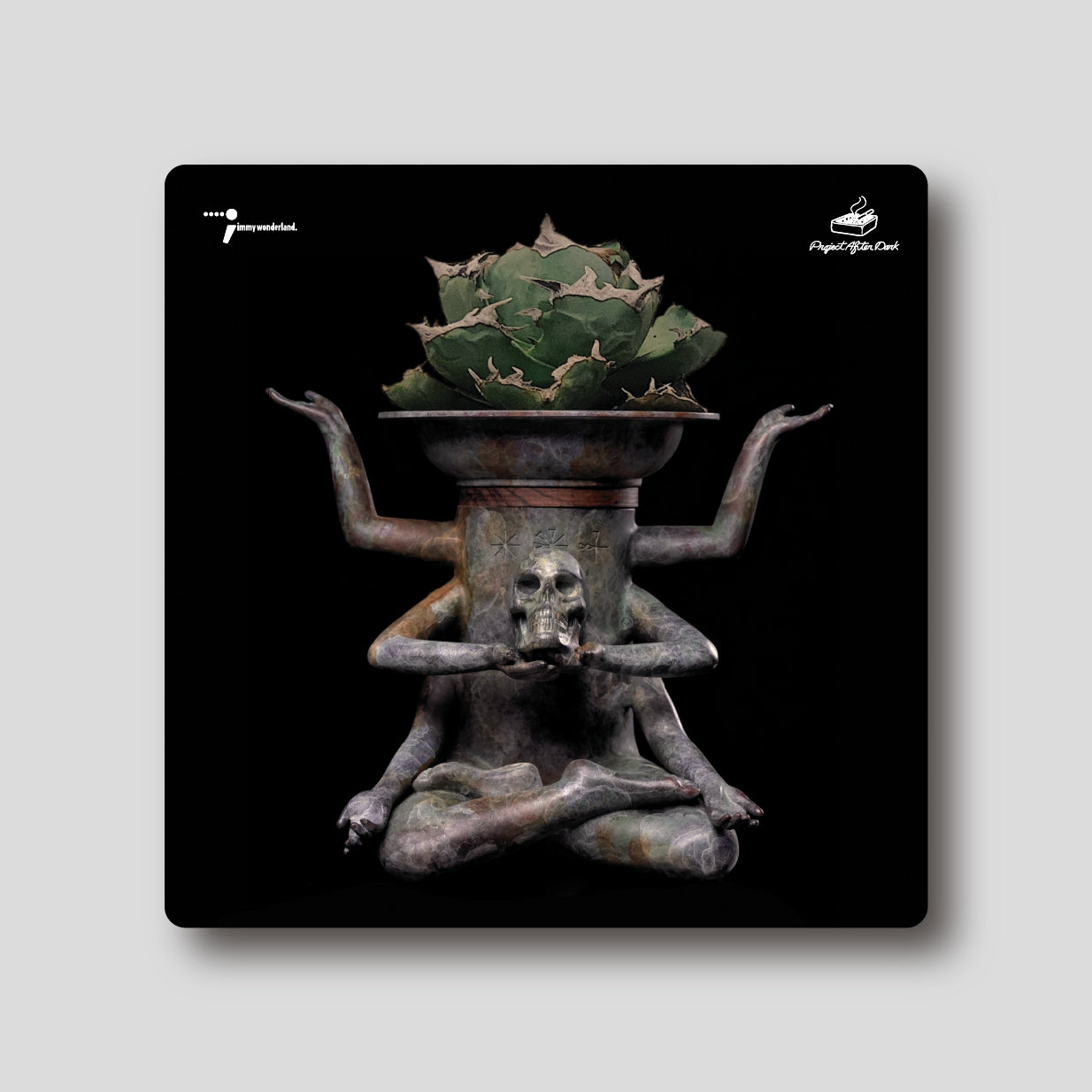 陶瓷杯墊 - Prodip Leung - POG 青銅花盆