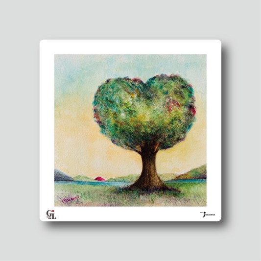 Ceramic Coaster - Goody Life - Tree Love