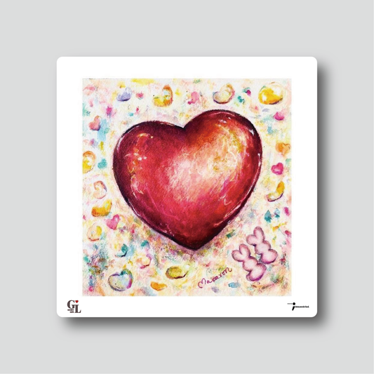 Ceramic Coaster - Goody Life - Heart