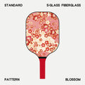 Pickleball Paddle - Pattern - Blossom