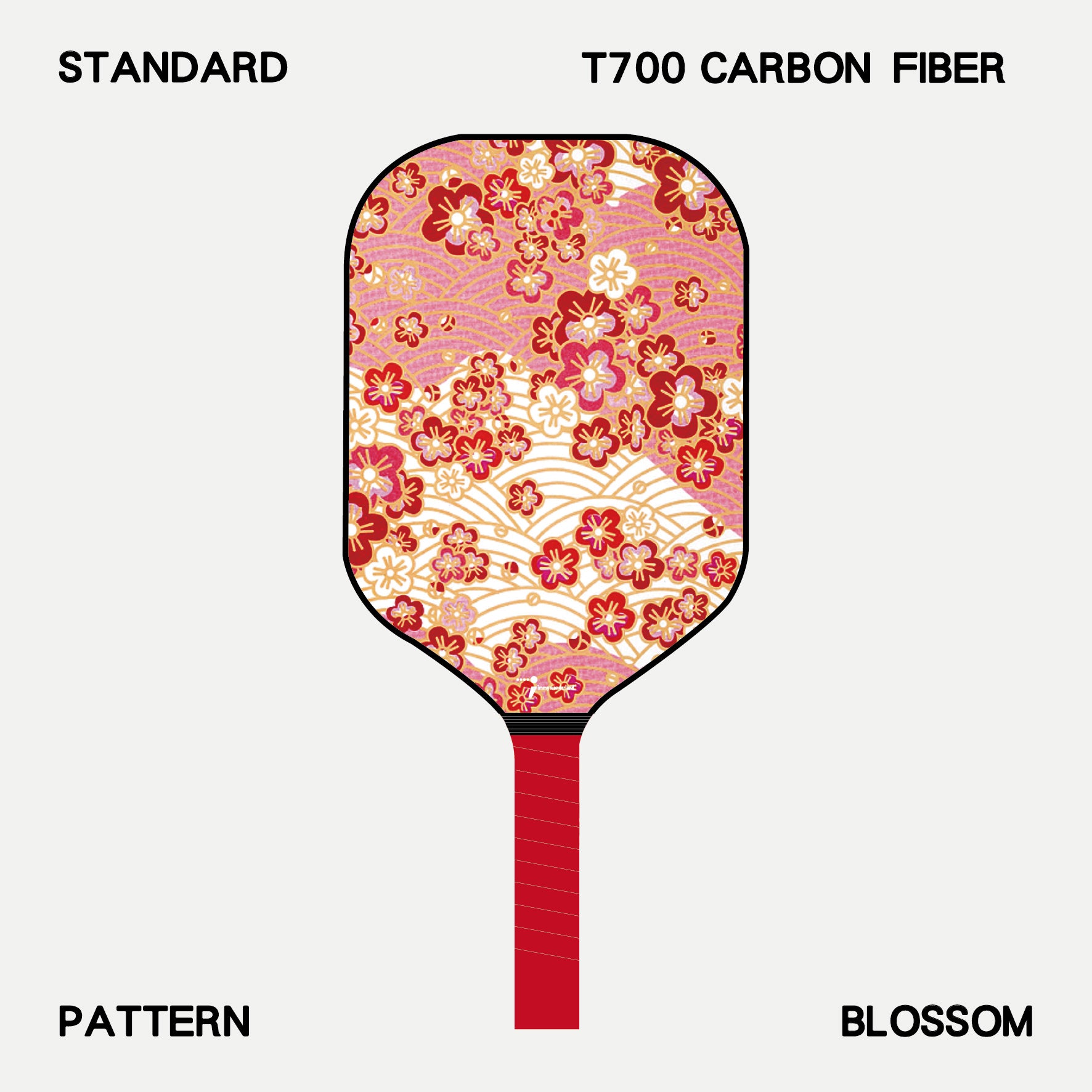 Pickleball Paddle - Pattern - Blossom