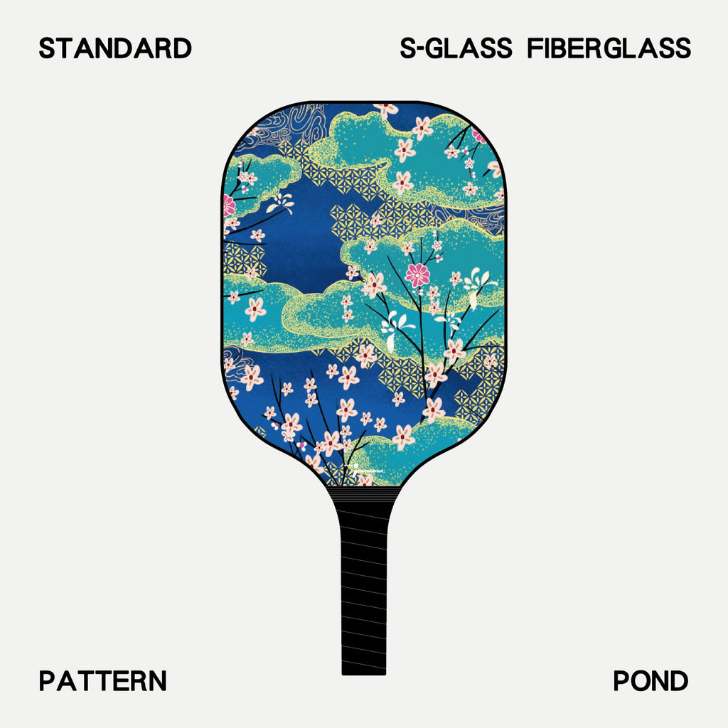 Pickleball Paddle - Pattern - Pond