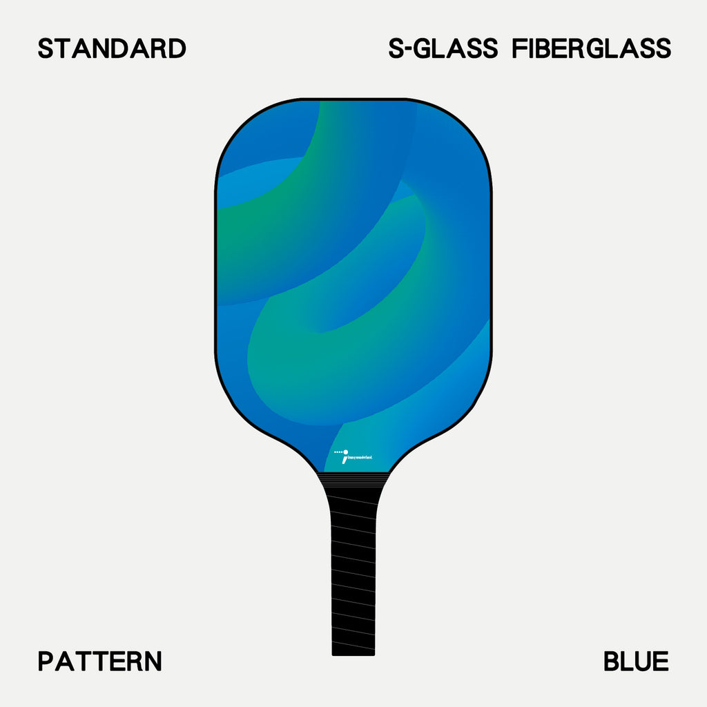 Pickleball Paddle - Abstract - Blue