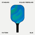 Pickleball Paddle - Abstract - Blue