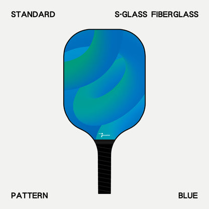 Pickleball Paddle - Abstract - Blue
