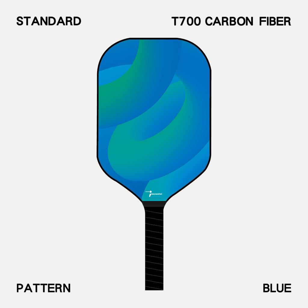 Pickleball Paddle - Abstract - Blue