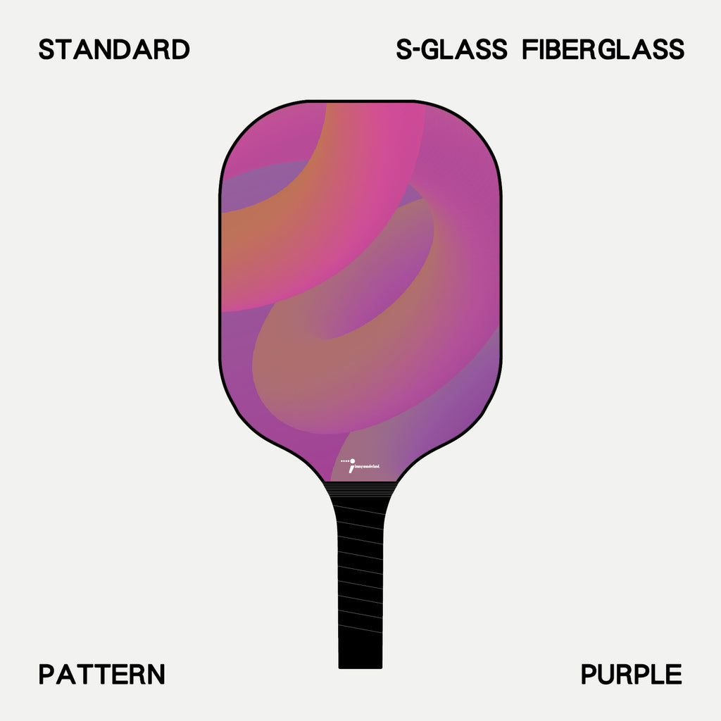 Pickleball Paddle - Abstract - Purple