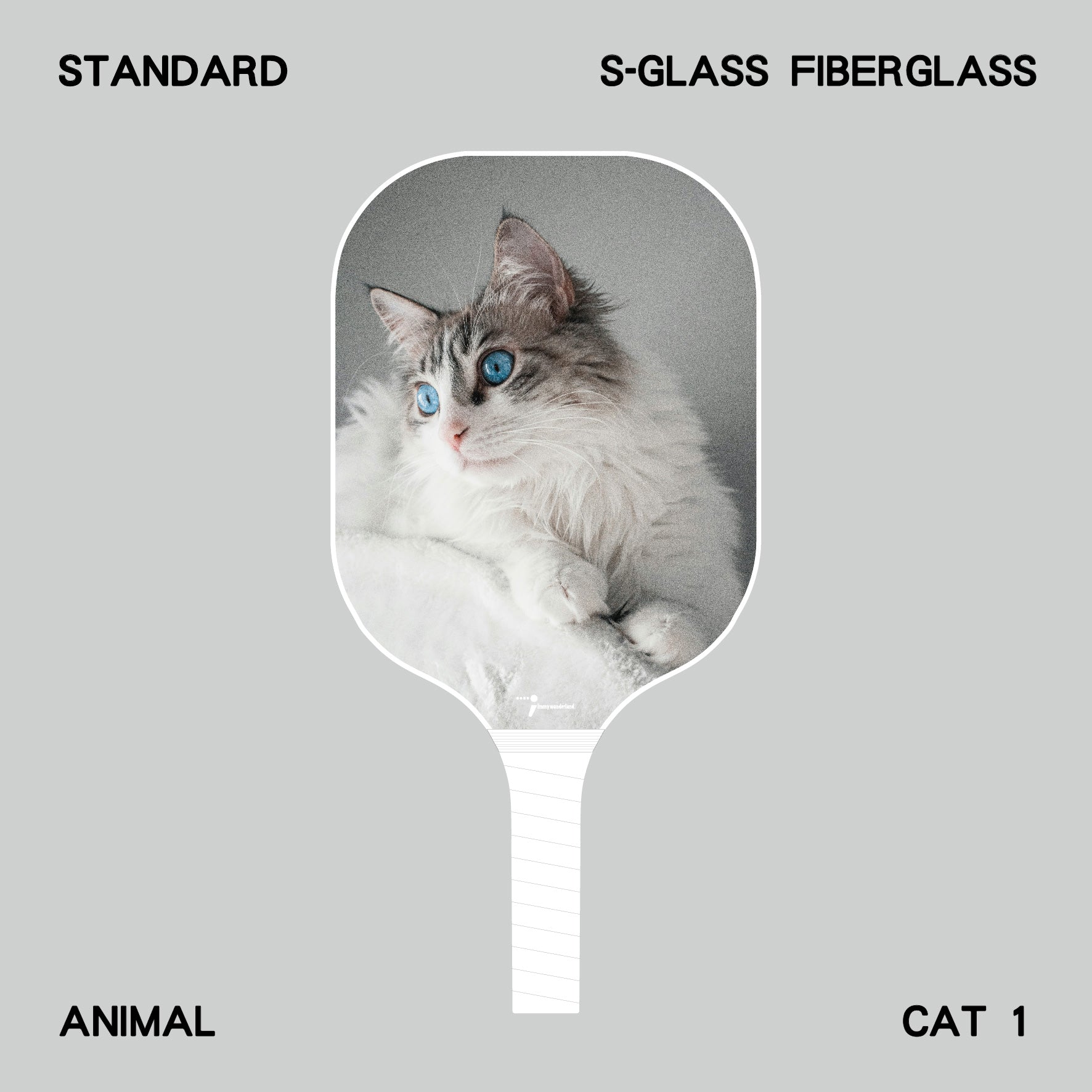Pickleball Paddle - Animal  - Cat 1