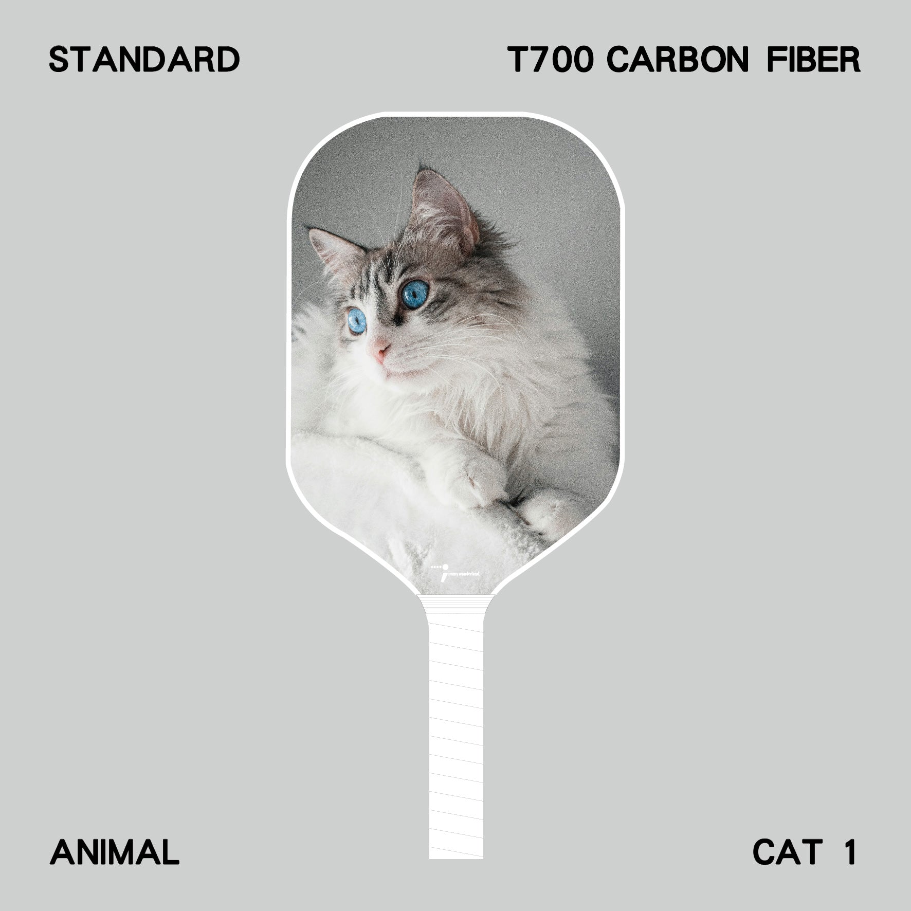 Pickleball Paddle - Animal  - Cat 1