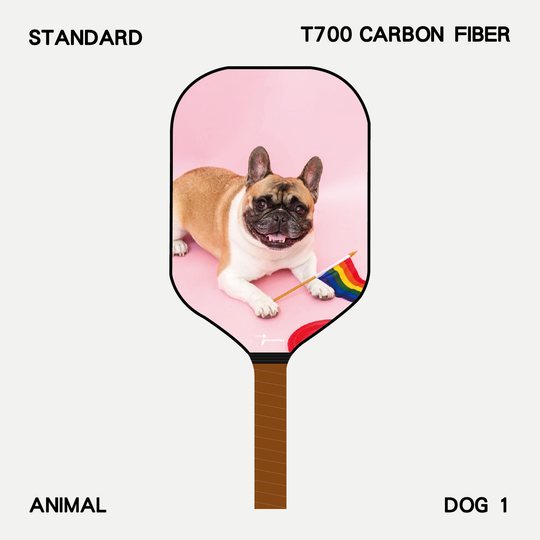Pickleball Paddle - Animal  - Dog 1