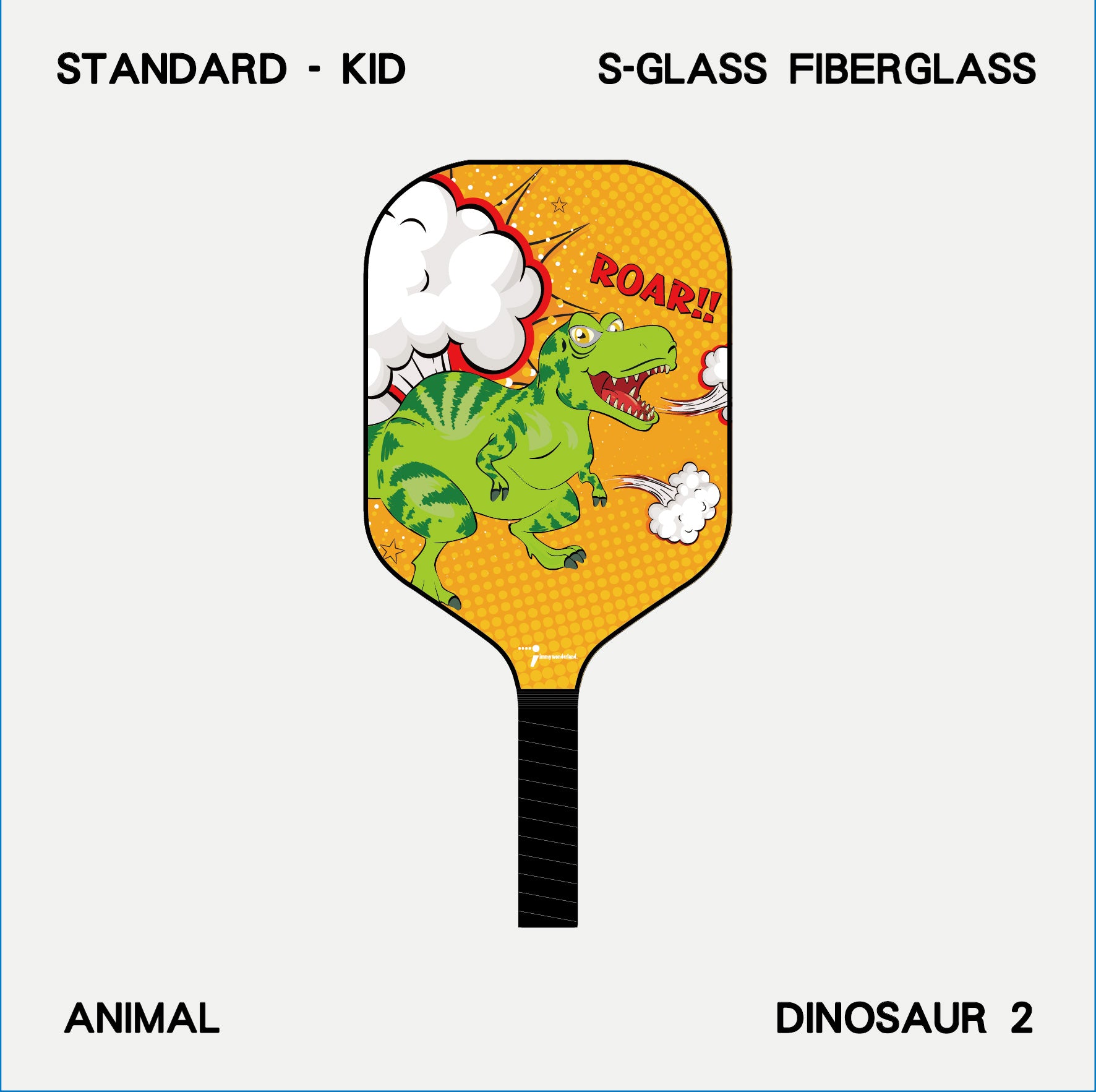 Pickleball Paddle - Kid - Dinosaur 2
