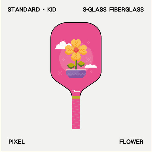 Pickleball Paddle - Kid - Pixel Flower