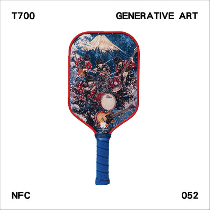 Pickleball Paddle - 052 - Generative Art - NFC