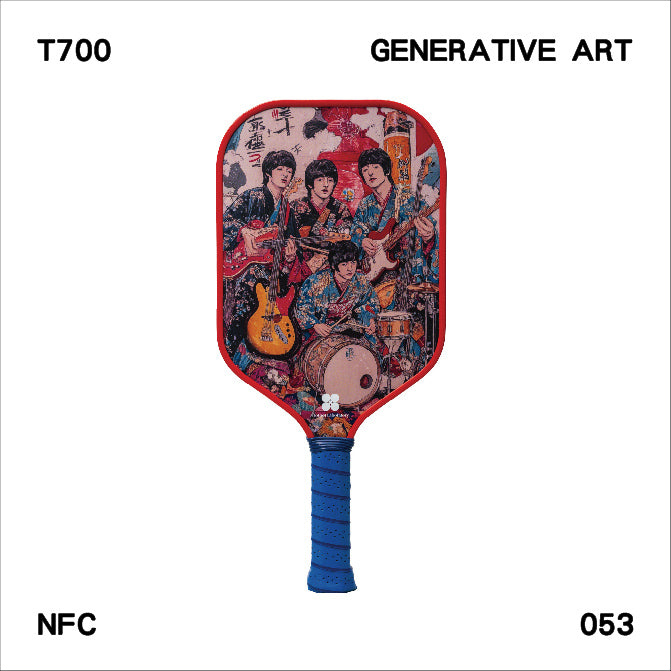 Pickleball Paddle - 053 - Generative Art - NFC