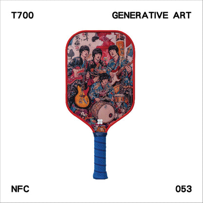 Pickleball Paddle - 053 - Generative Art - NFC