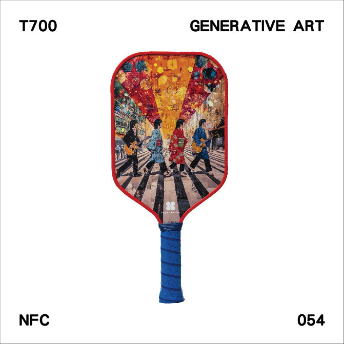 Pickleball Paddle - 054 - Generative Art - NFC