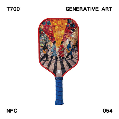 Pickleball Paddle - 054 - Generative Art - NFC