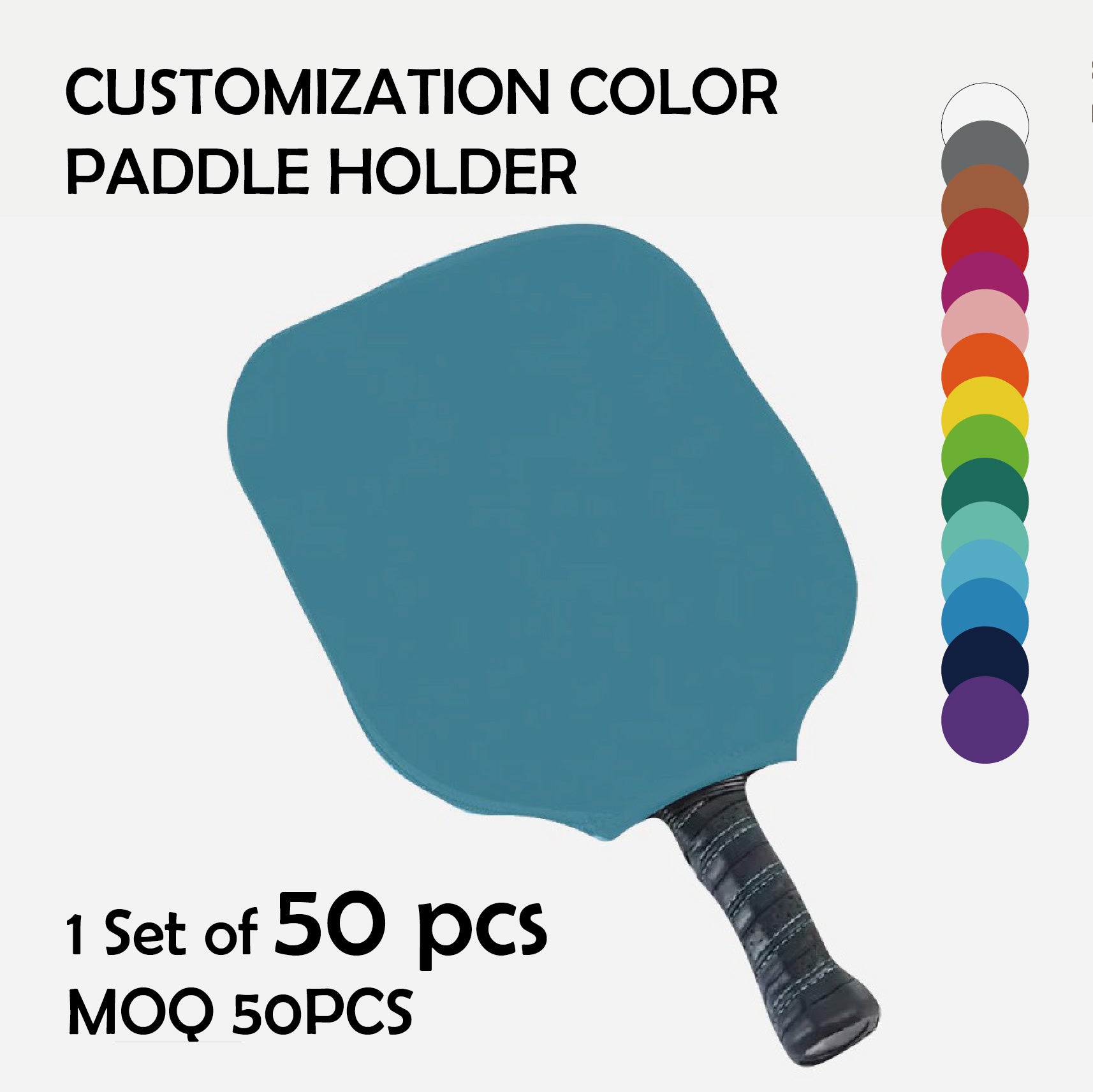 Pickleball Paddle Holder - Color Customization (50pcs)