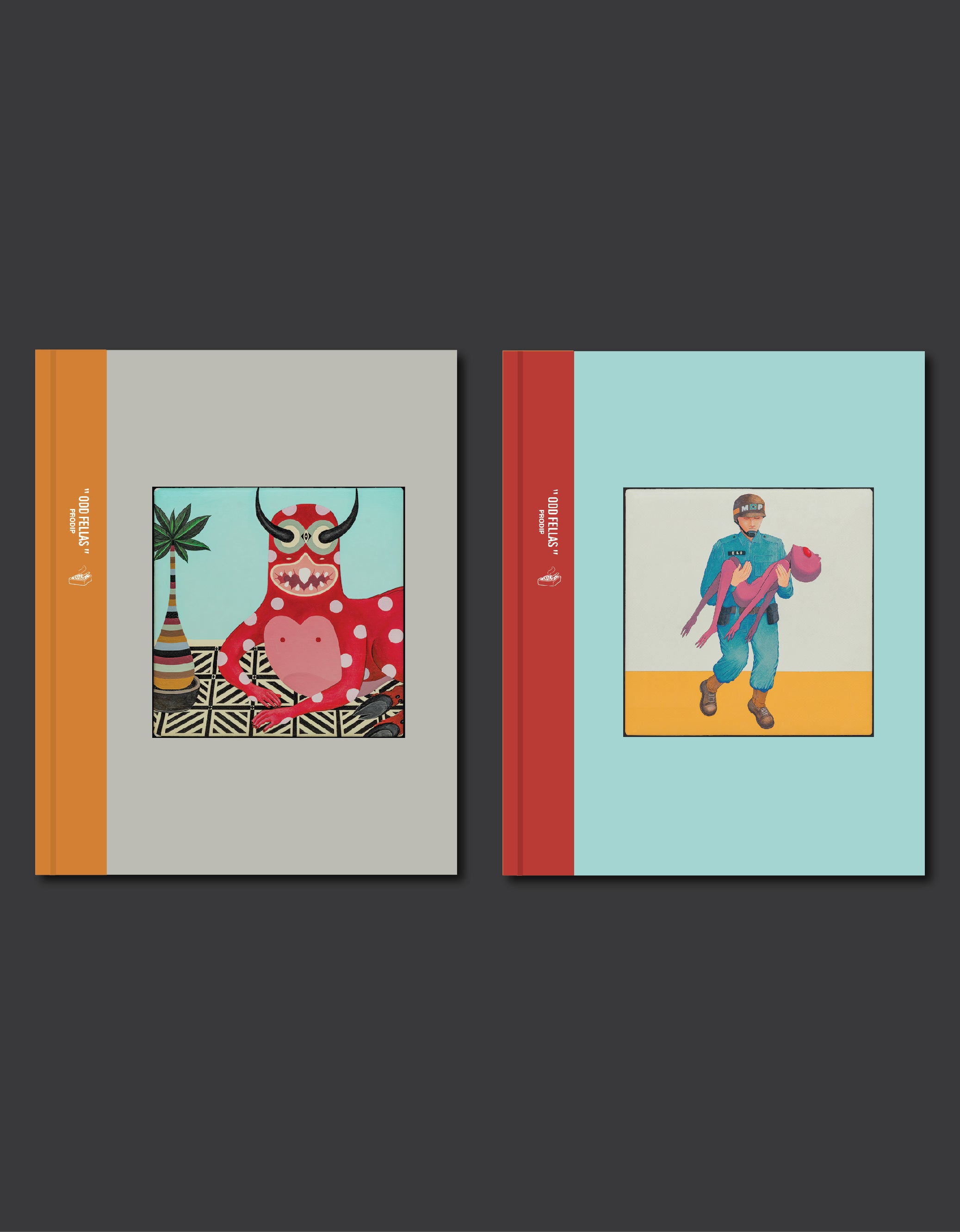 “Odd Fellas” Artbook With Tile Set (Two Versions)