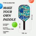 Pickleball Paddle - Adult T700 Carbon Fiber (Elongated) (Customization)