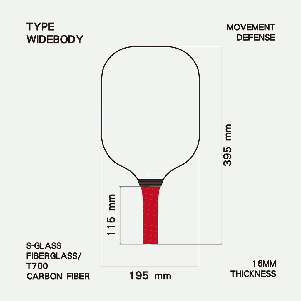 Pickleball Paddle - Graphic - Text